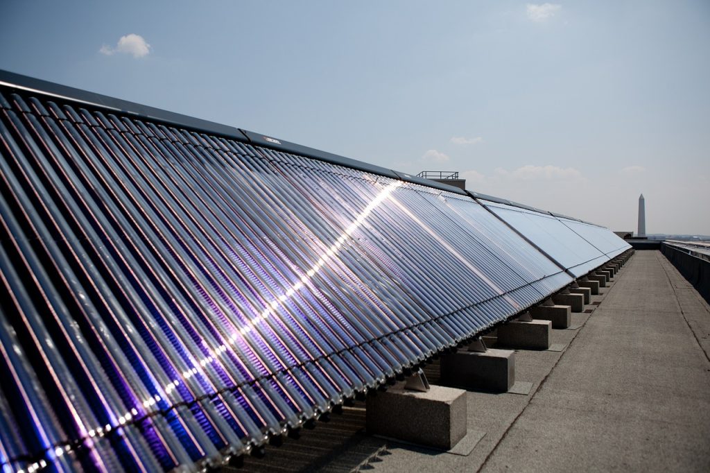 Solar roofing for museums